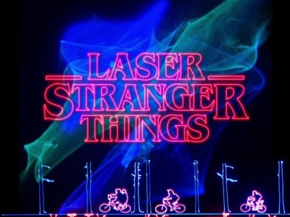 Laser Stranger Things Banner