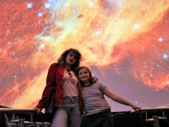 Mother and Daughter in Tucson Planetarium Flandrau