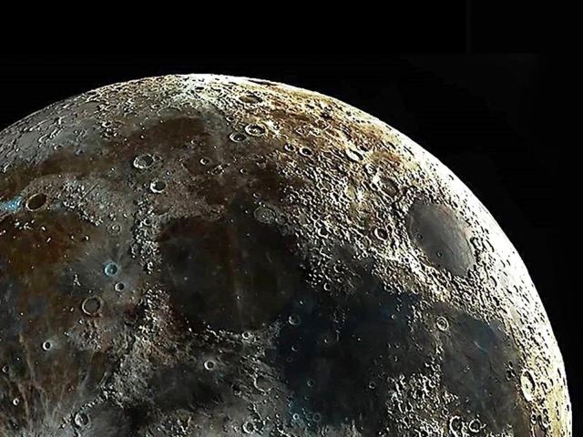 Dark side of the moon rendering