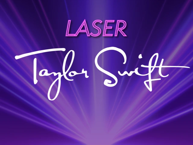 A poster for Laser Taylor Swift in Tucson