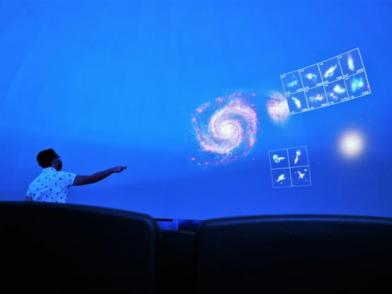 Lecture in the planetarium