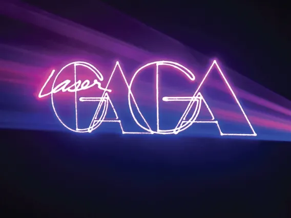 Laser Gaga poster