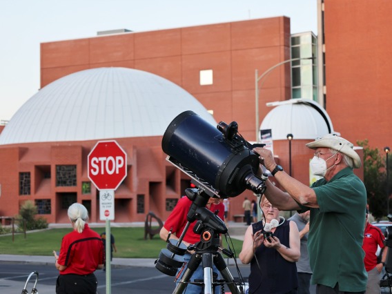 Telescopes on the UA Mall