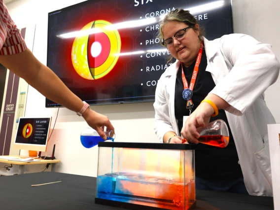 Sun science demonstration
