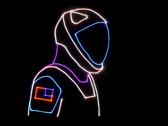 Laser astronaut