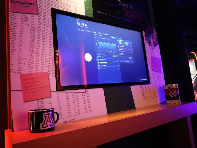 Exoplanet Atmosphere Desk science exhibit Tucson