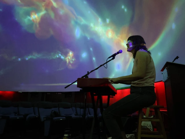 Lara Ruggles at Flandrau planetarium