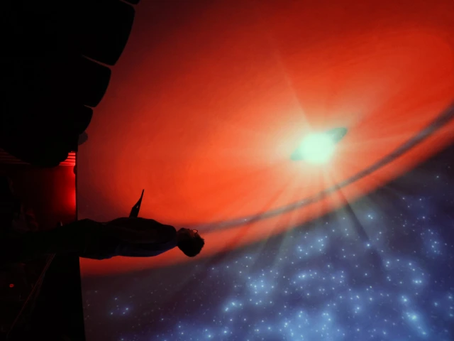 Kevin Hainline at Flandrau planetarium