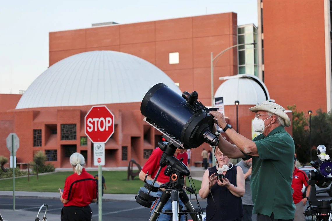 Telescopes on the UA Mall