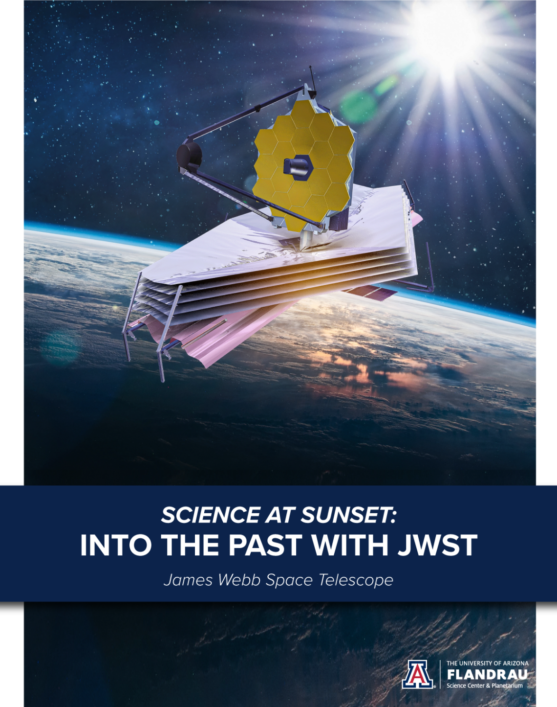 Science at Sunset - JWST in space