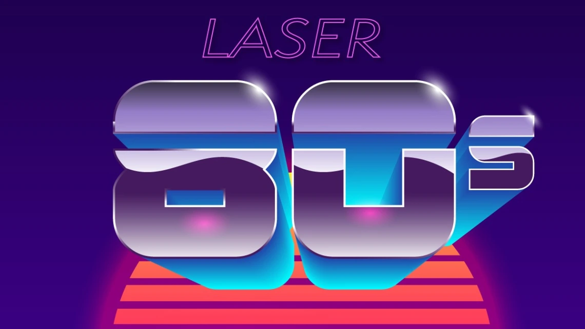 Laser 80s show poster