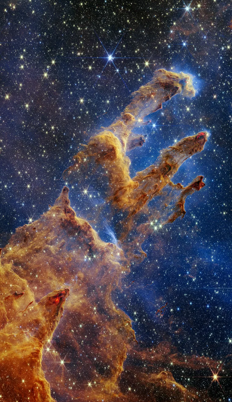 PIllars of Creation taken by JWST