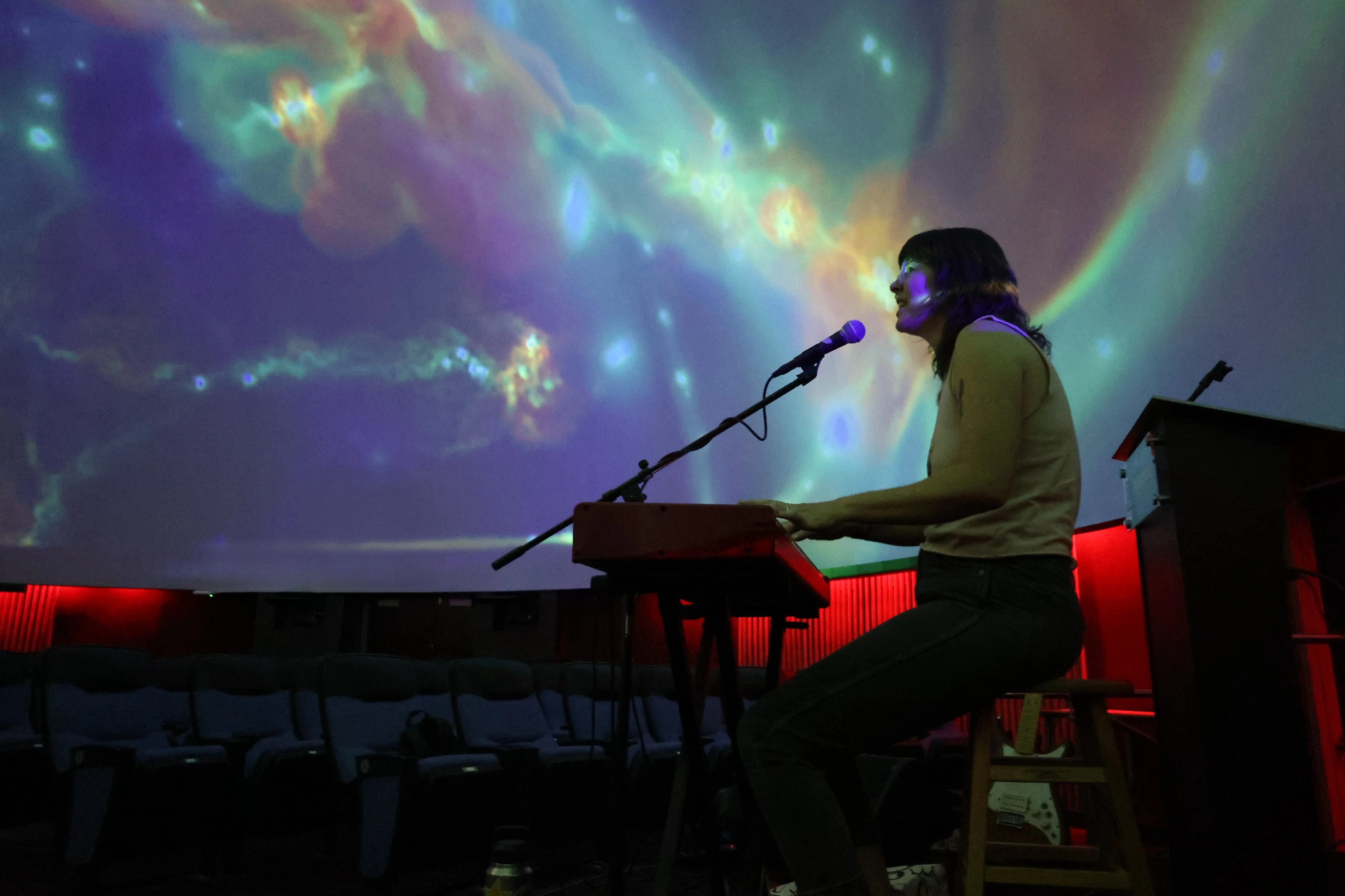 Lara Ruggles at Flandrau planetarium