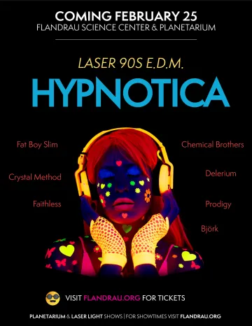 Poster for Hypnotica laser light show