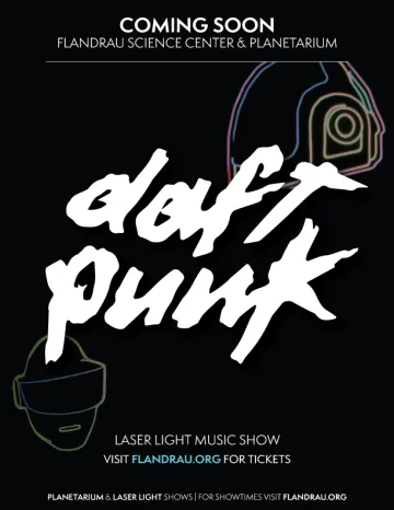 Laser Daft Punk poster