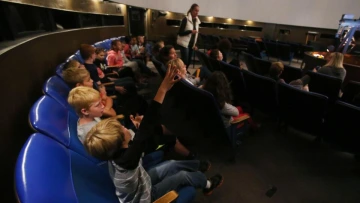 kids at flandrau planetarium