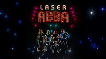 Laser Night Poster for Laser Abba