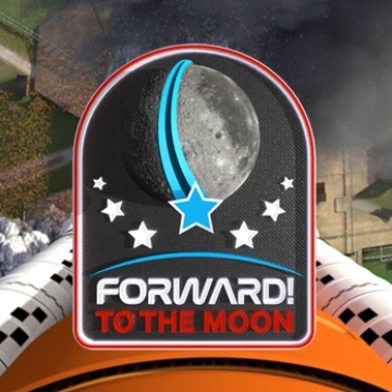 Forward! To the Moon poster 1x1
