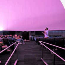 Lecture in Flandrau Planetarium