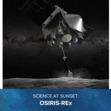 Science at Sunset OSIRIS REx