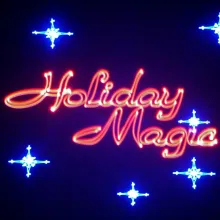 Holiday magic title screen